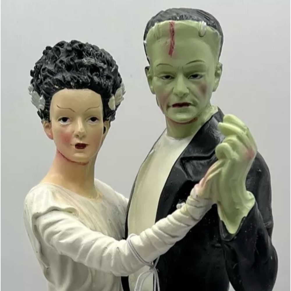 Martha Stewart BRIDE of FRANKENSTEIN Dancing Figures HALLOWEEN 12 IN NWT